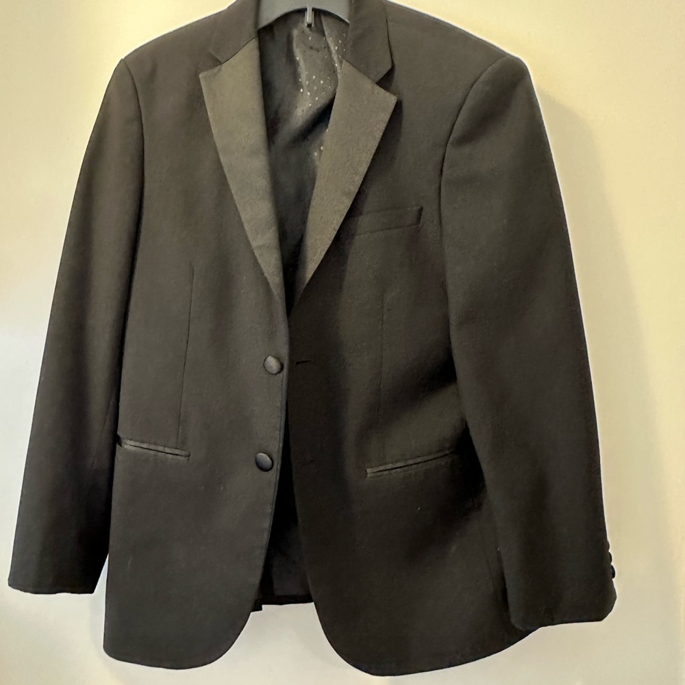 Black tuxedo jacket